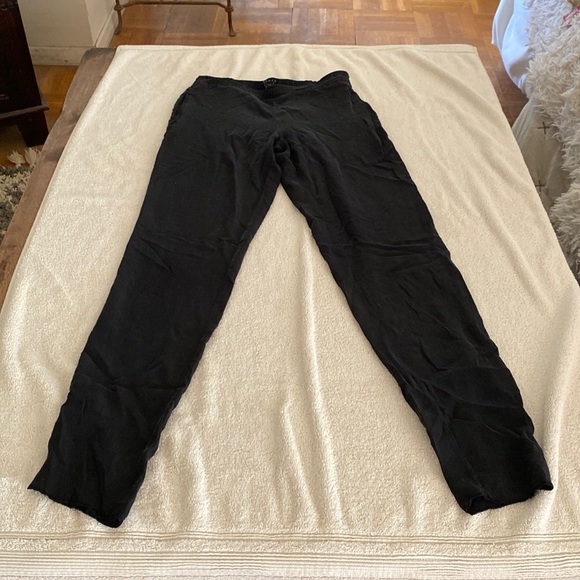 Theory 100% silk thin joggers with pockets. Simply beautiful & so comfy - Picture 2 of 13